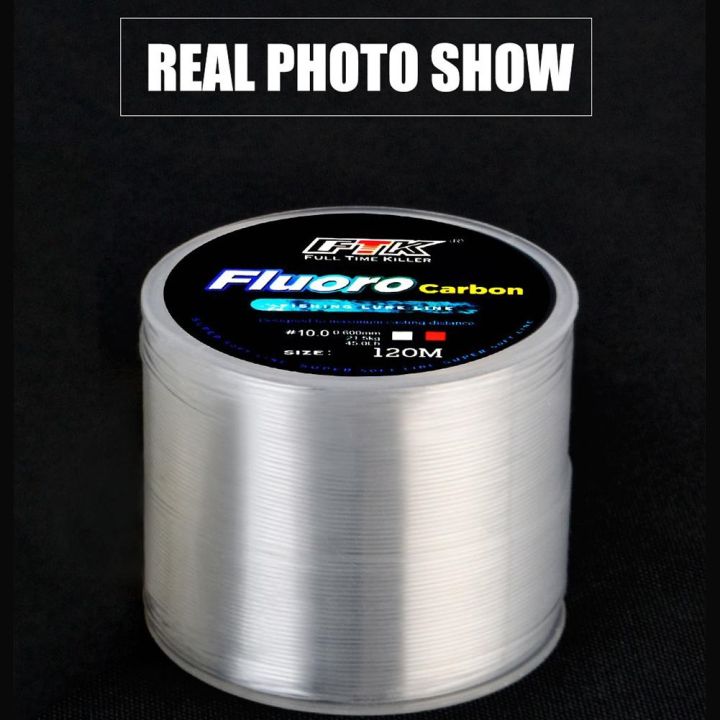 1-roll-120m-fluorocarbon-coated-fishing-line-5lb-34lb-main-line-sub-line-fishing-lure-sinking-line-dropship