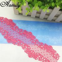 【CW】 Aomily 30x10cm Wedding Cake Silicone Beautiful Flower Lace Fondant Mold Mousse Sugar craft Icing Mat Pad Pastry Baking Tool