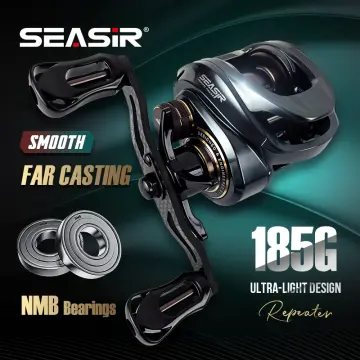 SEASIR OER Ultra Light Long Throw Aluminum Shallow Spool Spinning