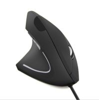 1Pc Wired Left Hand Vertical Mouse Ergonomic Gaming Mouse 800 1200 1600 DPI USB Optical Wrist Healthy Mice Mause For PC Computer