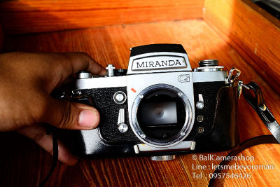 ขายกล้องฟิล์ม Miranda G พร้อมเคสหนังสภาพสวย