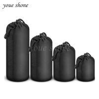 Waterproof Camera Lens bag S M L XL Neoprene Soft Video Camera Lens Case Pouch For Canon Nikon Sony Camera Len Drawstring pocket