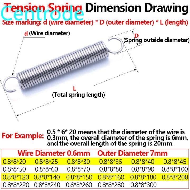 worth-buy-304ต่อสแตนเลสสปริงความตึงสปริงสปริงดึงสายไฟสปริง0-8มม-เส้นผ่านศูนย์กลางภายนอก8มม