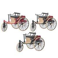 【CC】 1:12 Scale Classic Tricycle Ornaments Alloy Car Decoration for