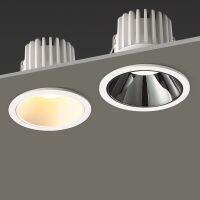 2022 New modern simple narrow edge spotlights COB anti-glare ceiling lights LED embedded wall washing lights