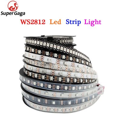 DC5V WS2812B Individually Addressable 5050 RGB Led Strip WS2812 Smart Pixels Led Light 30/60/144Leds/M Waterproof IP30/IP65/IP67 LED Strip Lighting