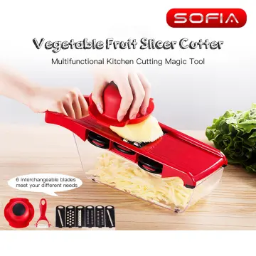 Peeler Stainless Steel Cutter, Vegetable Slicer, Cucumber Slicer,  Double-Sided Blade Stainless Steel Vegetable Cutter and Fruit Slicer,  Multifunction