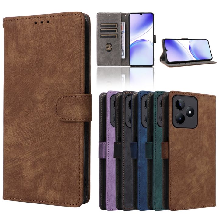 เคส-c53สำหรับ-realme-สำหรับ-realme-c53-c55-nfc-c35-10-pro-plus-10t-4g-5g-เคสหน้ังกลับมือถือกันกระแทกกระเป๋าเงินมีช่องเสียบบัตรฝาครอบตัวเครื่อง