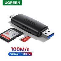 【คุณภาพสูง】Ugreen อะแดปเตอร์การ์ดรีดเดอร์ USB TYPE-C สําหรับ USB 3.0 เข้า SD Micro-SD TF แล็ปท็อป/โทรศัพท์