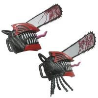 Horror Anime Chainsaw Men Helmets Role Saw Maques Sickle Denji Saw Cosplay Denji Cyber Accessories Dress Up Outfit Props Game positive