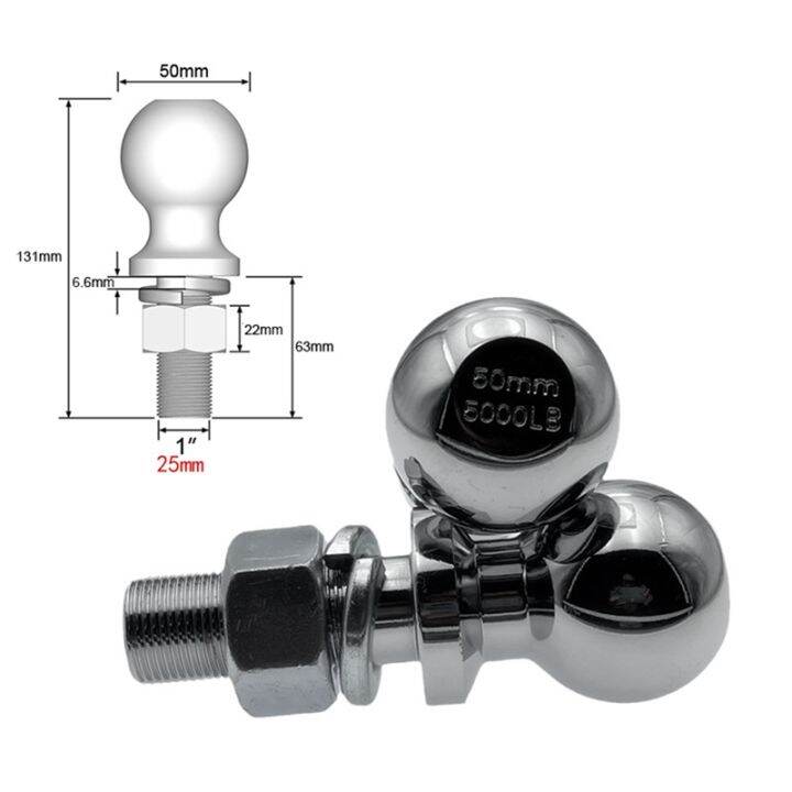 chrome-hitch-mount-tow-ball-tow-ball-trailer-car-connection-ball-50mm-dia-capacity-coupling-trailer-parts-rv-accessories