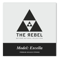 The Rebel Excella Tenor Strings สายอูคูเลเล่ ยี่ห้อรีเบล รุ่นแอ็กซ์เซลล่า ไซซ์เทนเนอร์ สีใส