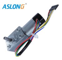DC Motor 12V 24V Turbo Worm With Encoder Speed Reduction Geared Motors High Torque Low Noise Long Life Variable Speed Bldc Motor