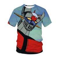 [ขายดีที่สุด] 3D พิมพ์ Mazinger Z กราฟิกเสื้อยืดอะนิเมะภาพยนตร์หุ่นยนต์แฟชั่นสตรีผู้ชายผู้หญิงเสื้อยืดสบายๆเด็กเด็กสาวประเดิมท็อปส์