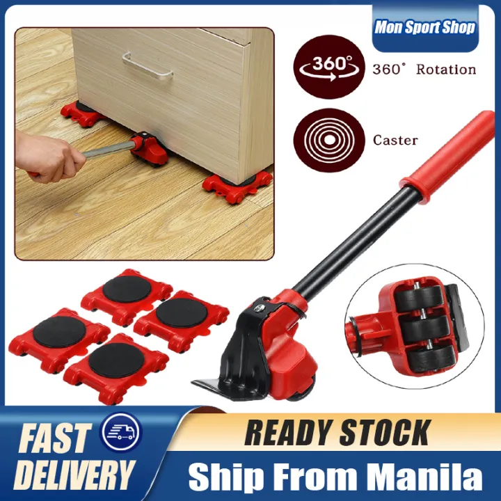 【👍Original + 24 hours delivery🚗 ️】5pcs Furniture Lifter Transport Tool