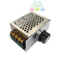 4000W 220 VAC SCR Voltage Regulator Speed Control Driver Dimming Dimmer Thermostat with safety protect shell