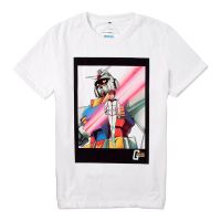 ผ้าฝ้ายแท้กันดั้ม เสื้อยืดลายการ์ตูนลิขสิทธิ์ Gundam T-shirt No.002S-4XL  5X8A