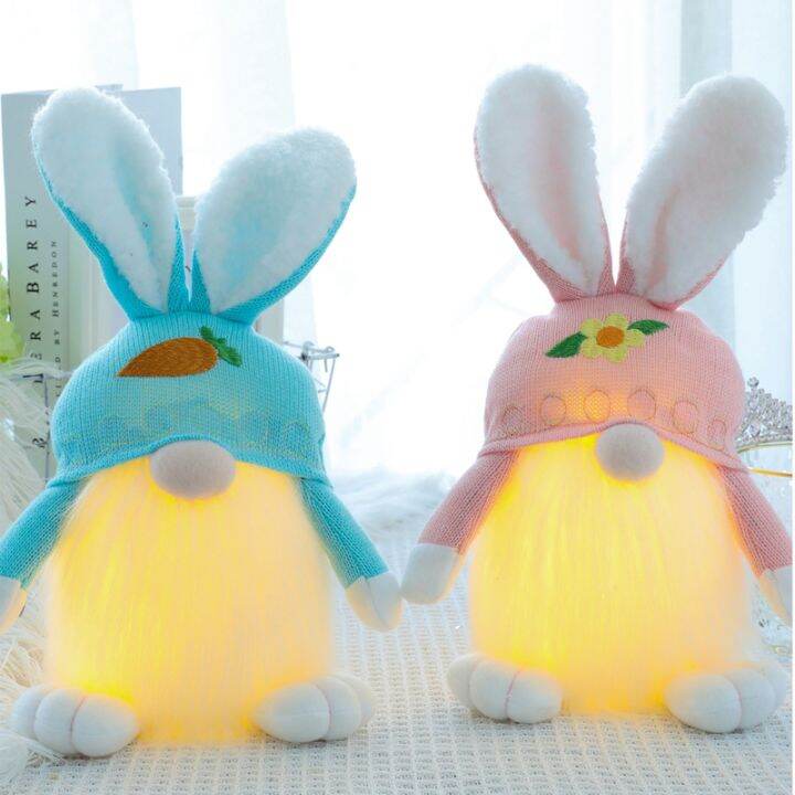 led-glowing-easter-bunny-gnome-handmade-tomte-rabbit-plush-toys-doll-ornamentsholiday-home-party-easter-gifts