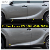 ประตูด้านข้าง Body Anti-Scratch Molding Stripes แผงป้องกันสำหรับ Lexus RX 350H 450H 2023 2024อุปกรณ์เสริมภายนอก