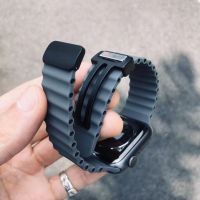 【July】 The new marine silicone strap is suitable for iwatch buckle Huaqiangbei ultra universal