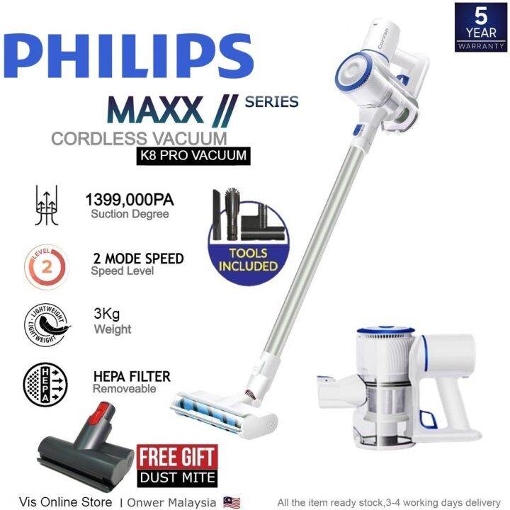 K8 PRO Wireless Vacuum Cleaner MAXX Series High Power Cordless Vacuum