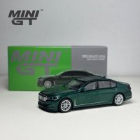 MINIGT 1:64 B7 Xdrive Alpina โลหะสีเขียวรถโลหะผสมรุ่น MGT498