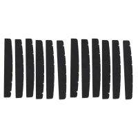 12X Black 6-String Guitar Top Nut 42X3.5mm