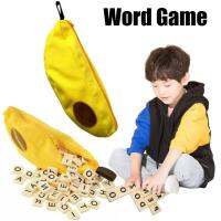 เกมกระดานสำหรับครอบครัว Bananagrams เกมปาร์ตี้ของขวัญที่เป็นของเล่นเด็ก K3L1