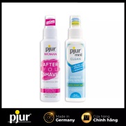 Combo Chất bôi trơn chăm sóc pjur After You shave & pjur Med Clean Spray