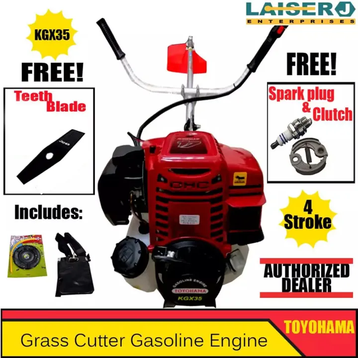 Toyohama Grass Cutter Gasoline Engine 4 Stroke KGX35 | Lazada PH