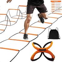 Dual-Purpose Soccer Training Jump Ladder Multifunctional Agility Ladder Speed Training Coordination Footwork Football Equipment Training Equipment