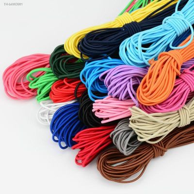 ✔❖₪ 10M 2.5mm Colorful High-Quality Stretch Round Elastic Band Round Elastic Rope Rubber Band Elastic Line DIY Sewing Accessories