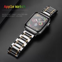 Ceramic Metal Strap For Apple Watch Ultra 8 7 6 5 4 3 SE Replacement Wristband iWatch 49mm 45mm 41mm 44mm 42mm 40mm 38mm Correa