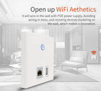 Wifi ในผนัง AP จุดเชื่อมต่อ2.4กรัมไร้สาย300เมตร RJ45พอร์ตเครือข่าย USB2.0 Wi-Fi แผงค่าใช้จ่าย48โวลต์ POE COMFAST CF-E536N