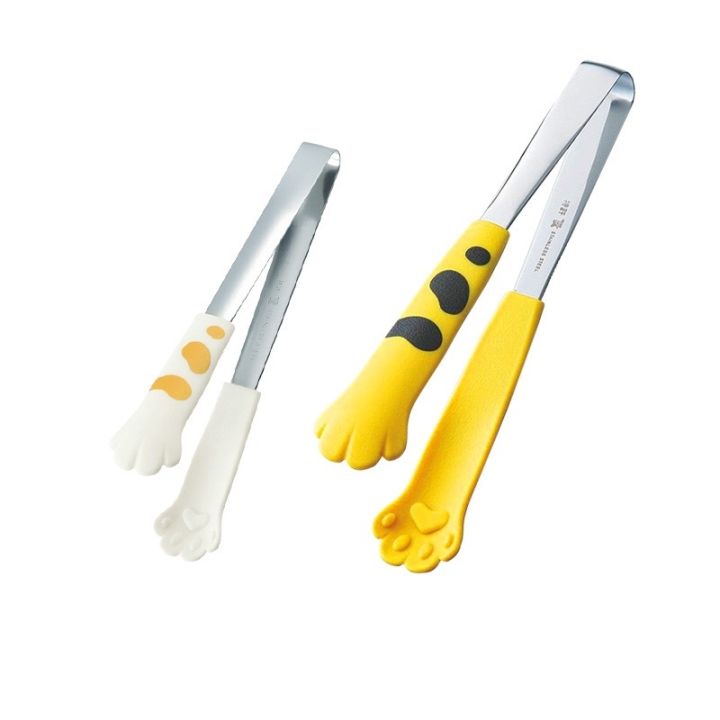 cats-paw-cute-food-clip-vegetables-salad-tongs-stainless-steel-barbecue-clip-cooking-accessories-kitchen-gadgets