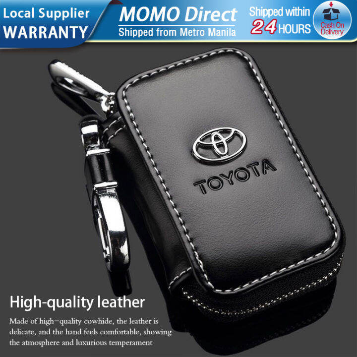 TOYOTA Car Key Wallet Universal Genuine Leather Key Wallets Double