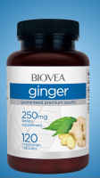 BIOVEA  GINGER 250 mg / 120 Vegetarian Capsules