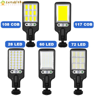 ไฟติดผนังถนนกลางแจ้งเครื่องตรวจการจับน้ำได้3โหมดไฟแสงอาทิตย์ Led สำหรับสวนกลางแจ้งนอกชานในสวน