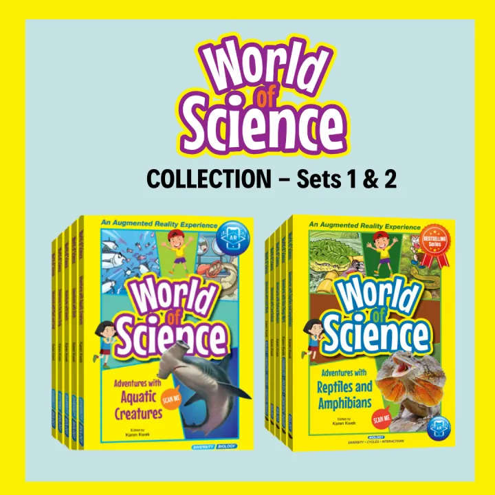 World of Science Collection Set 1 & Set 2 (10 books)