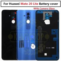 【☄New Arrival☄】 diyi45718 6.3 "สำหรับ Huawei Mate 20 Lite Mate 20 Lite เคสหลังกระจกอะไหล่ฝาครอบหลัง3สี