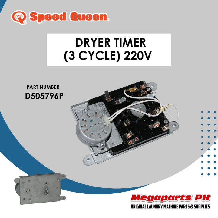 Speed Queen Dryer Timer 3 Cycle 220v Genuine Parts 505796p Lazada Ph 7189