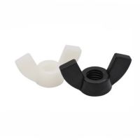 【CW】 5-20PCS nylon wing nut m4 m5 m6 m8 M10 M12 black or white Butterfly Nuts