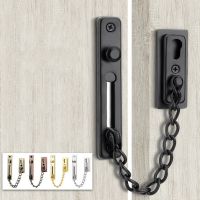 【YF】 Door Lock Safety Chain Latch Metal Security Slide Catch No Punching Anti Theft Travel Accommodation Hotel Supplies