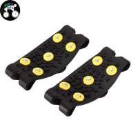 Snow Ice Climbing Anti Slip Spikes Grips Crampon Cleats รองเท้า5สตั๊ด Cover