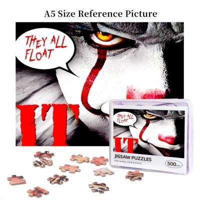 It Es (2017) Pennywise Wooden Jigsaw Puzzle 500 Pieces Educational Toy Painting Art Decor Decompression toys 500pcs