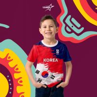 2023 World Cup Childrens T-Shirt Indonesia Team South Korea Customhade