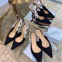 ◑ D patent leather large size sandals female summer fine with pointed cat heel hollow single shoes 2022 new package head high with female shoes