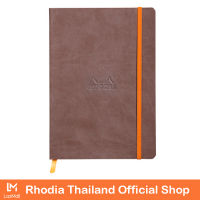 RHODIARAMA SOFT CHOCOLATE A6 DOT GRID สมุดโน้ตปกอ่อน นำเข้าจากฝรั่งเศส