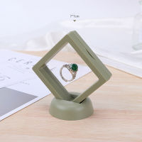 Ring Suspended Jewelry Earrings Floating Gems Box Dustproof Film Color PE