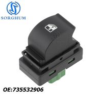 SORGHUM Auto Car Single Button Power Window Switch Control For Fiat Doblo Ducato Vauxhall Combo MK3 735421717 6554XV 735532906